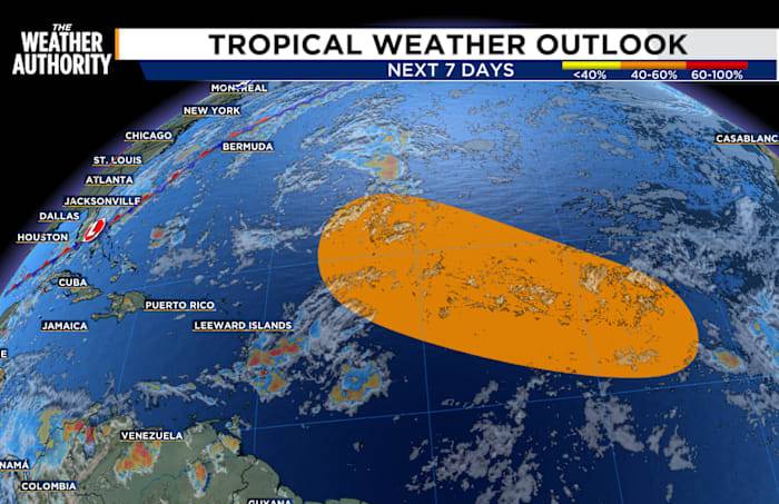 Atlantic Tropical Wave Faces Dry Air Challenges