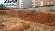 Una constructora descubre en una obra en Castellón una bomba de grandes dimensiones de la Guerra Civil española