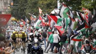 Las protestas por Palestina se cargan la etapa de Bilbao