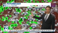 Some showers, storms Sunday; Drier for the start of fall next week