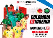 Confirmado amistoso Colombia vs. Nigeria, el 18 de noviembre en Nueva York