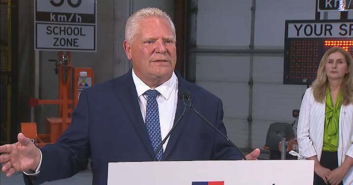 Doug Ford takes aim at Mark Carney over review of notwithstanding clause usage