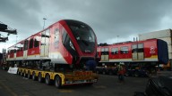 ¿Cómo se protegieron los primeros vagones del Metro para que llegaran a Bogotá?