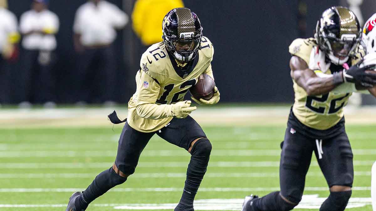Saints’ Chris Olave expects to be in medical tent ‘more than usual’ due to concussion history