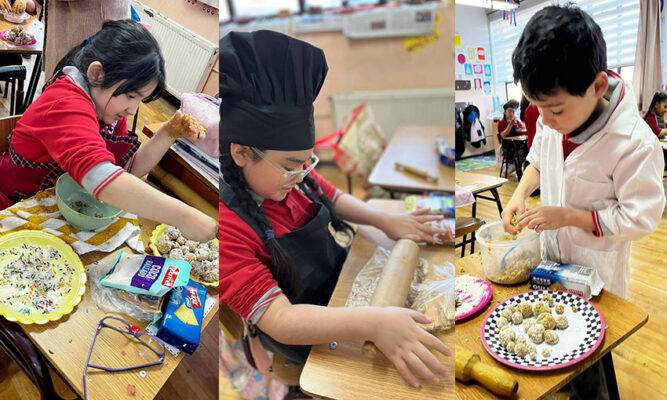 Aprendizaje con sabor: estudiantes de la  Escuela Bernardo O’Higgins preparan cocadas