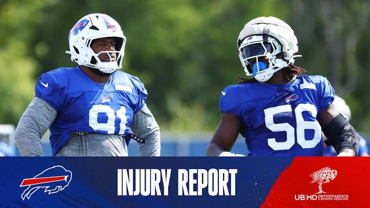 Buffalo Bills injury report vs. Saints