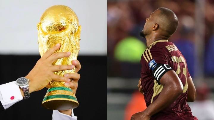 Salomón Rondón fue saludado en su cumpleaños por la Copa del Mundo pese a que La Vinotinto no participará
