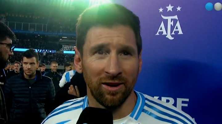 Messi deja temblando a Argentina<br>