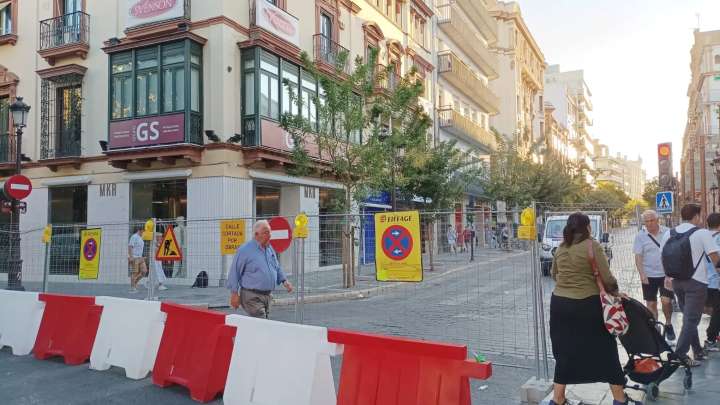 El Ayuntamiento estudia el trasladado definitivo de algunas paradas de Tussam cuando finalice la obra del tranvibús al Duque