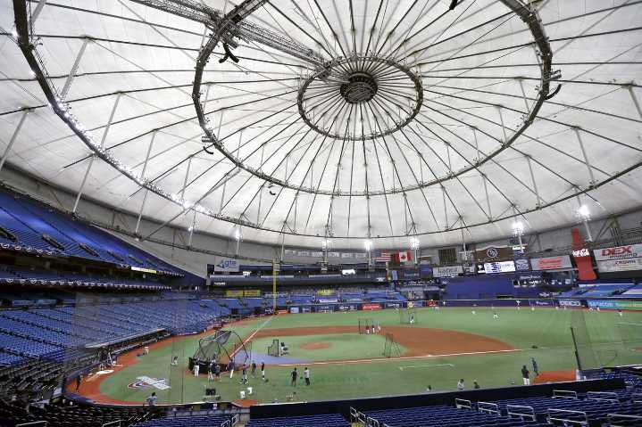 Manfred says Rays likely to restart ballpark site search after team is sold