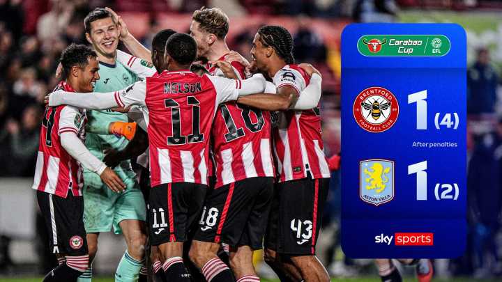 Brentford 1-1 Aston Villa (4-2 pens) | Carabao Cup highlights
