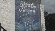 Newport unveils 'Shine On' mural to celebrate city's recovery after Helene