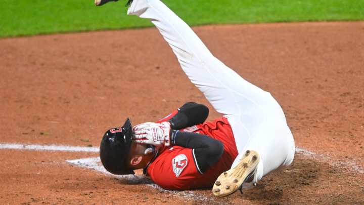 Guardians provide David Fry injury update after pitch strikes face