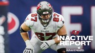 Texans-Bucs Inactives | Luke Goedeke Active for Prime-Time Contest