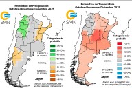 Lluvias y temperaturas: qué se pronostica para octubre, noviembre y diciembre