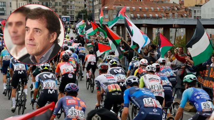 El polémico comentario de Pedro Delgado, leyenda del ciclismo, durante La Vuelta: "Qué negocio el que haya vendido las banderas"