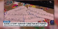 Suicide attempt survivor shares how she turned pain into purpose