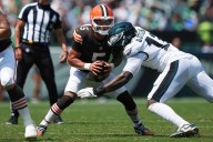 Eagles’ veteran edge rusher remains inactive despite Nolan Smith’s injury