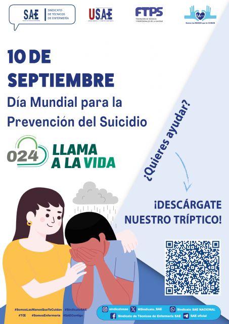 10 de septiembre, Día Mundial para la Prevención del Suicidio