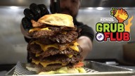 Grub or Flub | Luke vs. Gluteus Maximus burger challenge at Fun Buns