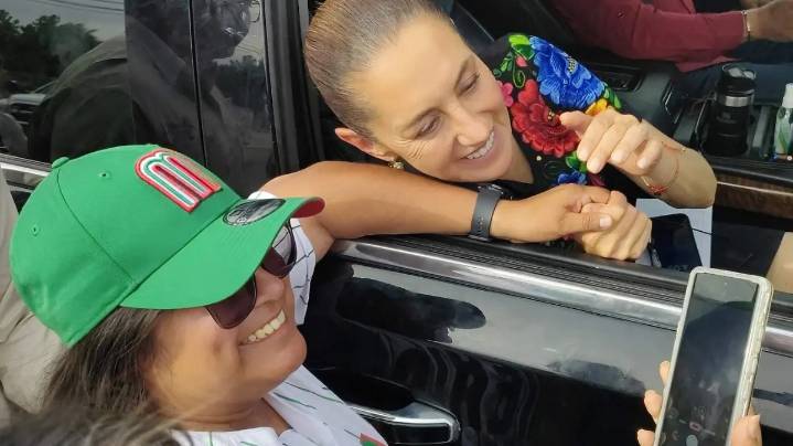 Parte Claudia Sheinbaum de Ciudad Juárez rumbo a Mexicali tras su Informe Regional