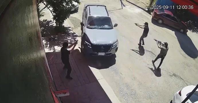 Intento de robo de vehículo desata ataque armado en el fraccionamiento Villa Bonita