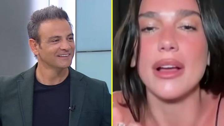 "Realmente increíble": Gonzalo Ramírez fue sorprendido con especial saludo de Dua Lipa en pleno noticiero