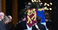 Duchess of Kent's coffin begins final journey as heartbroken family pay respects