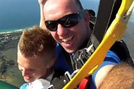 Skydiving instructor killed in horror 'death spiral' plane crash minutes after eight people safely jump from aircraft