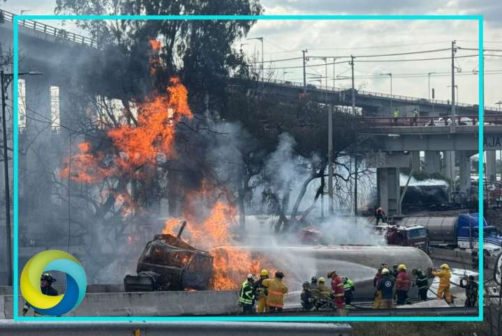 Explota pipa en Calzada Ignacio Zaragoza, Iztapalapa; hay 57 personas lesionadas