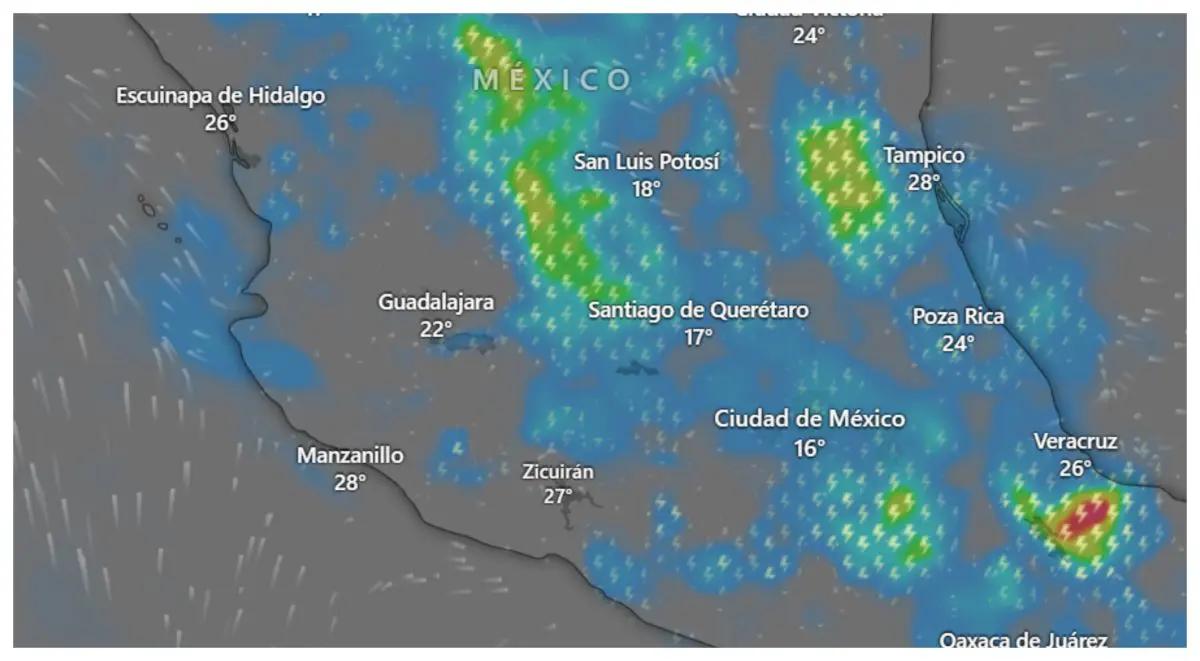 Se espera jueves tormentoso para Guadalajara; en este horario será probable que llueva más fuerte