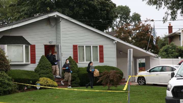 Brentwood man, Jason Kurumoglu, charged with fatally stabbing his mother, Melida Velasquez, inside their home, police say