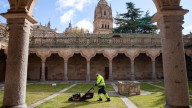 Actúa seguirá manteniendo las zonas verdes de la Universidad de Salamanca