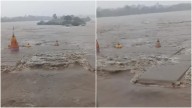 Templo de India quedó sumergido tras inundación 🎦