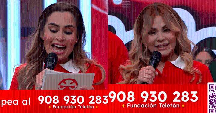 Gisela Valcárcel emocionada al conducir la Teletón 2025 tras tres años lejos de la TV: "Debo agradecer"