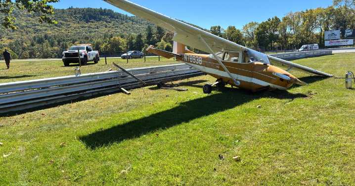 Light plane crash halts private event at Lime Rock Park