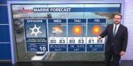 Pleasant start Wednesday, breezy and scattered showers offshore