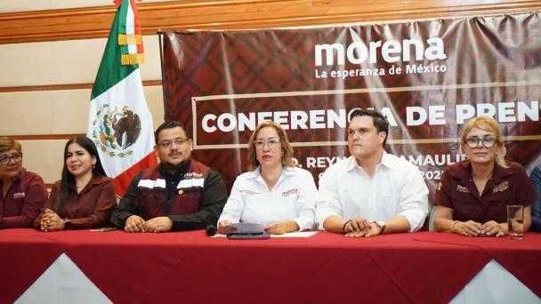 Morena Tamaulipas se desmarca del Partido Verde: "Tamaulipas es guinda y nada más"