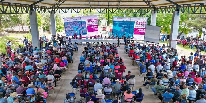 Consulta indígena “aprueba” con solo mil 600 votos la presa Paso Ancho