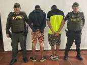 Hermanos gemelos fueron capturados por agredir con arma blanca a otro ciudadano y causarle graves lesiones