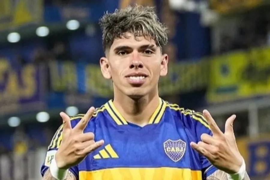 Palacios no terminó el entrenamiento en Boca y no estará contra Defensa y Justicia