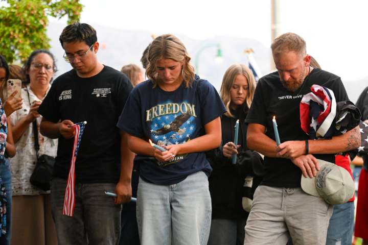 A college campus, a fiery speaker — and then a single gunshot