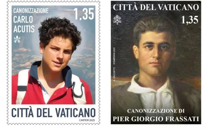 Vatican issues special stamps for canonization of Carlo Acutis and Pier Giorgio Frassati
