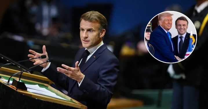 Macron destaca el "compromiso" de Trump para poner fin a la guerra en Gaza