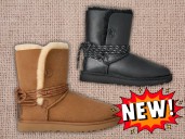 Shoppers are lining up at UGG to get the newest Bailey Tie instead of the classic boots
