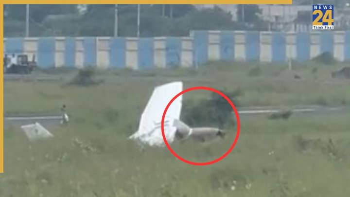 Aircraft skids off runway at Amreli Airport in Gujarat, trainee pilot escapes unharmed