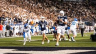 Barnes leads USU to a 49-30 win over Air Force