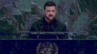 Zelenski, sobre la situación de Rusia y Ucrania, en la ONU: “Las armas deciden quién sobrevive”