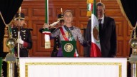Sheinbaum da su primer Grito de Independencia desde Palacio Nacional