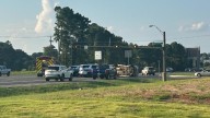 Crews respond to pin-in crash on Centennial Parkway in Tyler